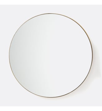 Miroir rond, en métal fer, diamètre 120 cm La Redoute Interieurs