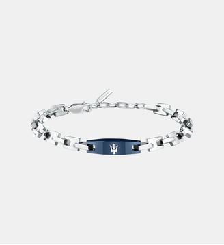 Bracelet Iconic Argenté JM425AVD105-PAR - Maserati - Argent et bleu