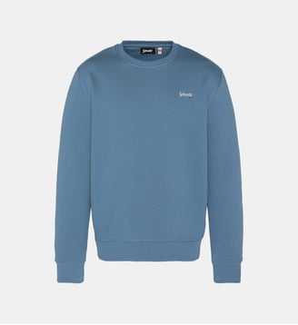 Sweatshirt ras du cou - Schott - Bleu acier