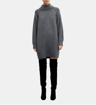 Robe pull en laine et cachemire - CRIS - Gerard Darel - Anthracite