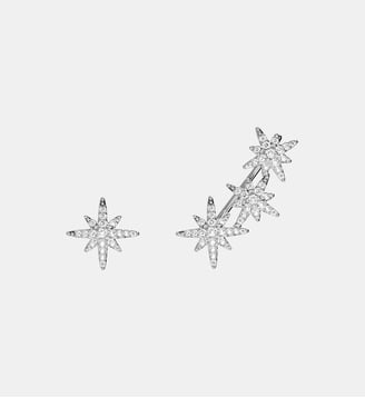 Boucles D'Oreilles Météorites - APM Monaco - Blanc