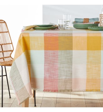 Nappe coton tissé-teint La Redoute Interieurs