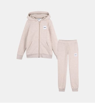 Ensemble jogging - BOSS Kidswear - Écru chiné