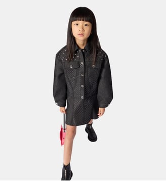 Jupe en denim - Marc Jacobs Kids - Black