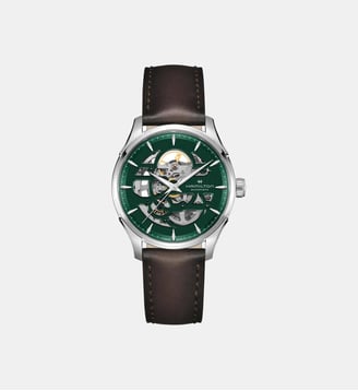 Montre automatique Jazzmaster Vert H42535560 - Hamilton - Argenté