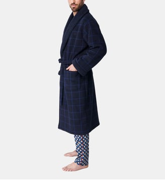 Robe de chambre en polaire - Windsor - Arthur - Marine
