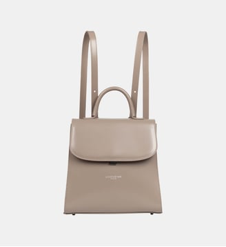 Sac à dos Suave Even en cuir - Lancaster - Gris