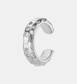Earcuff Panthère blanche or - Nebuleuse Bijoux - Argent