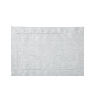 Set de table en lin beige, Liso - Yves Delorme - Gris