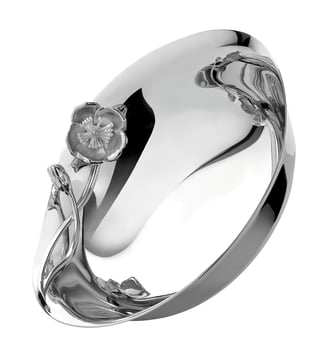 Coupe en métal argenté - ANEMONE - Christofle - Argent