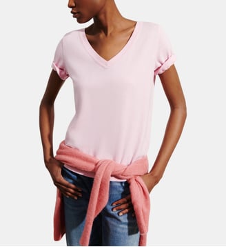T-shirt col V - Bompard - Sakura
