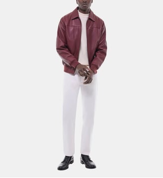 Blouson en cuir d'agneau - Fursac - Bordeaux