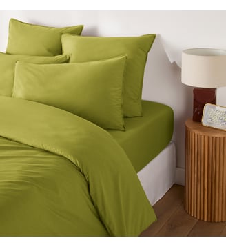 Housse de couette unie en coton lavé La Redoute Interieurs