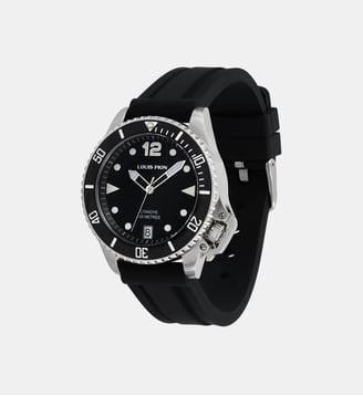 Montre Marin Noir XS41311IN\15 - Louis Pion - Argenté
