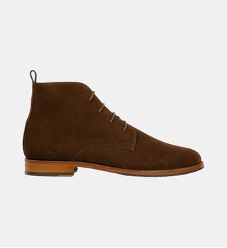 Boots Vasco Cuir Suédé - Bobbies - Brun rockies
