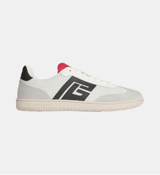 Baskets Balmain Swan en cuir suédé et lisse - Balmain - Multicolore