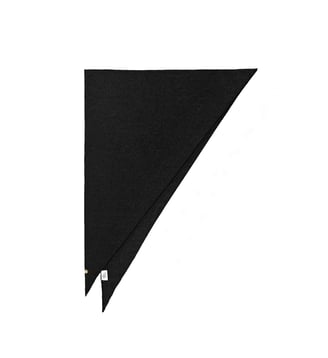 FOULARD uni ARLA - La Petite Etoile - Noir