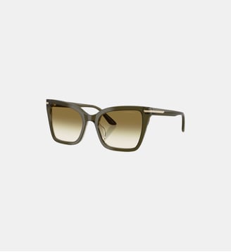Lunettes de soleil Carré EA4273BU - Emporio Armani - Vert foncé brillant