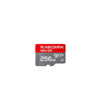 Carte Micro SD Ultra GO uSD 256Go 190MBs C10 UHS - Sandisk - Standard