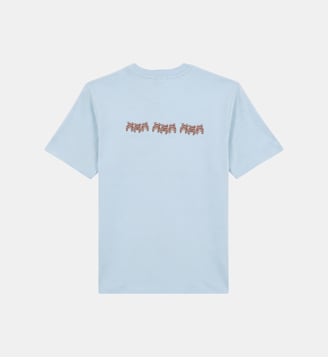 T-shirts col rond Théo en coton avec broderie dos Serge Blanco