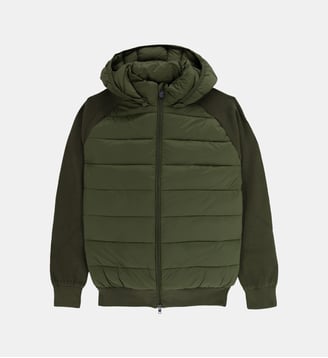 Parka Gaspard à capuche et devant matelassé - Serge Blanco - Kaki
