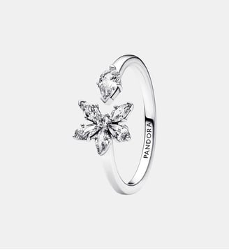 Bague Ouverte Herbier Scintillant - Pandora - Argenté