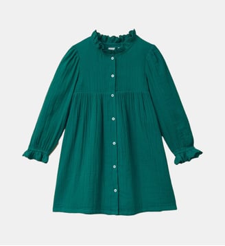 Robe gaze de coton - Cyrillus - Vert