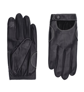 Gants Liam non doublé - Agnelle - Noir