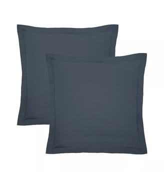 Lot de 2 taies percale de coton - Garnier Thiebaut - Bleu