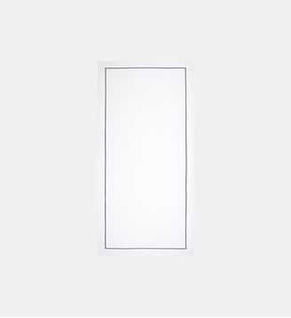 Serviette de plage  en coton - Yves Delorme - Blanc