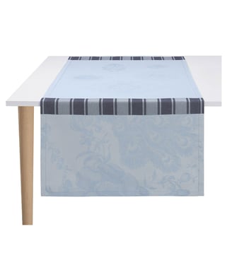 Chemin de table À la française - Le Jacquard Francais - Eau