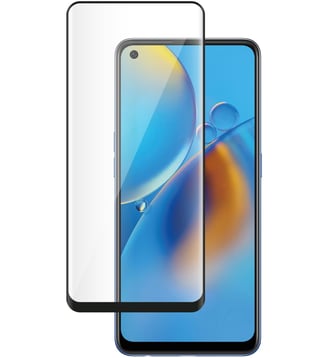 Protège écran Oppo A76 A96 Lite Verre trempé noir - Bigben - Standard