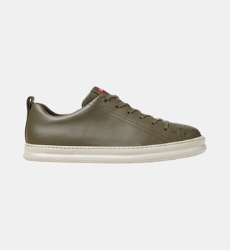 Baskets Runner Four cuir - Camper - Vert et gris clair