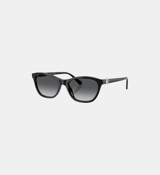 Lunettes de soleil Œil de chat SK6070 - Swarovski - Noir