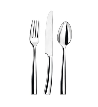 Couverts entrée, fromage, dessert pour 6 personne en acier inoxydable Couzon