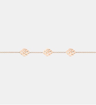 Bracelet Cœur Entrelacé - Poiray - Or rose