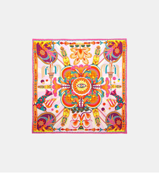 Grand foulard à motifs ENCHANTERED - Wild - Rose