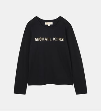 T-shirt manches longues - Michael Kors Kids - Black