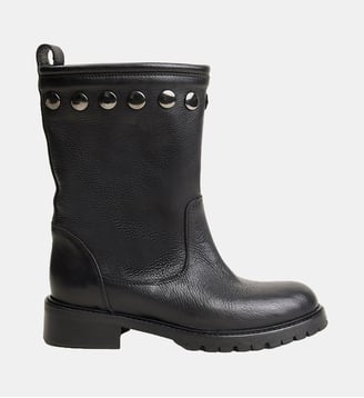 Boots Regan en cuir clouté  - Jonak - Noir
