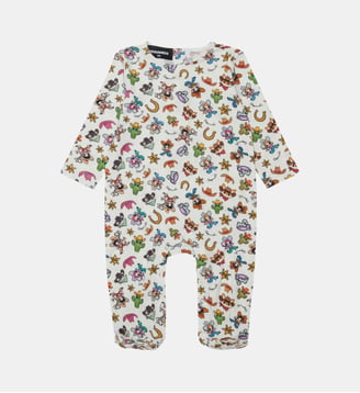 Combinaison imprimée western multicolore - Dsquared2 - Blanc antique