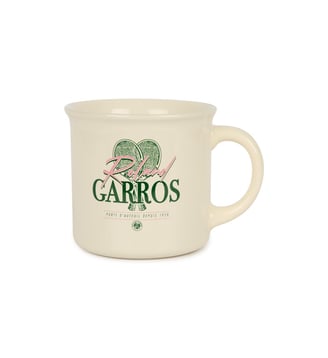 Mug Raquettes - Roland-Garros - Écru