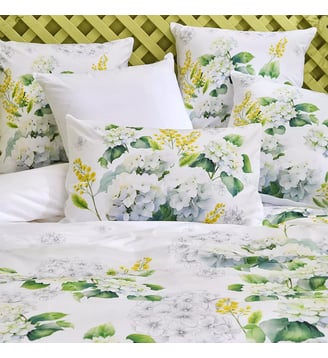 Lot de 2 taies percale de coton - Garnier Thiebaut - Mimosa