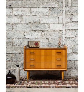 Commode rétro Olga N°690- Produit chiné - Debongout - Bois clair