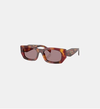 Lunettes de soleil Pillow PR B05S - Prada - Écaille de tortue coquelicot