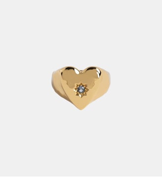 Bague Heartbreaker Strass - Zadig&Voltaire - Jaune shiny or