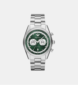 Montre Emporio Armani Vert, Argenté AR11637 Emporio Armani