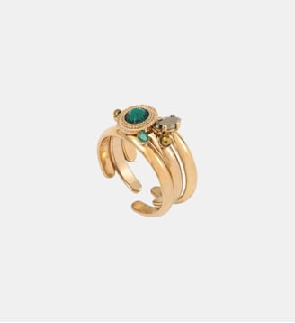 Bague ajustable   - Fujita - Satellite - Vert
