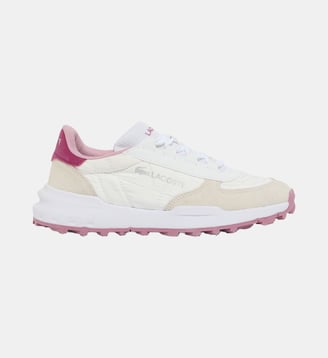 Sneakers Elite Active Evo femme - Lacoste - Blanc et violet foncé