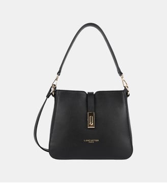 Sac besace Milano Horizon en cuir - Lancaster - Noir