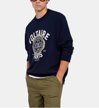 Pull Swonny 100% Laine - Zadig&Voltaire - Bleu encre
